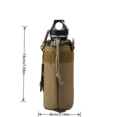 Water Bottle Pouch Bag For 500ml Cup Outdoor Hiking Camping Sports