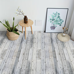 Waterproof Wood PVC Tile Stickers Self Adhesive DIY Flooring Tiles