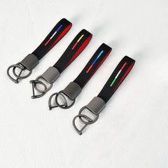 Colorful Embroidered Car Keychain Keyring Motorcycle Bag Pendant