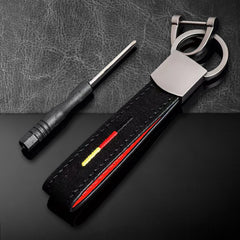 Colorful Embroidered Car Keychain Keyring Motorcycle Bag Pendant