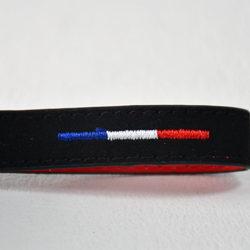 Colorful Embroidered Car Keychain Keyring Motorcycle Bag Pendant