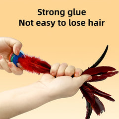 1PC Chicken Feather Shuttlecock Chinese Jian Zi Hand Foot Coordination Exercise