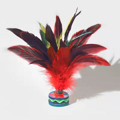 1PC Chicken Feather Shuttlecock Chinese Jian Zi Hand Foot Coordination Exercise