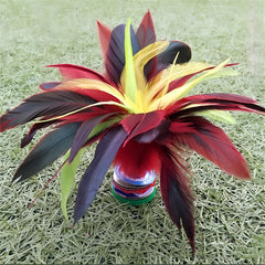 1PC Chicken Feather Shuttlecock Chinese Jian Zi Hand Foot Coordination Exercise