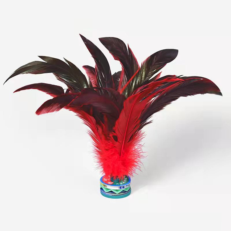 1PC Chicken Feather Shuttlecock Chinese Jian Zi Hand Foot Coordination Exercise
