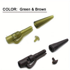 20pcs Carp Fishing Lead Clip Set Quick Change Safety Swivel Pins Tackle