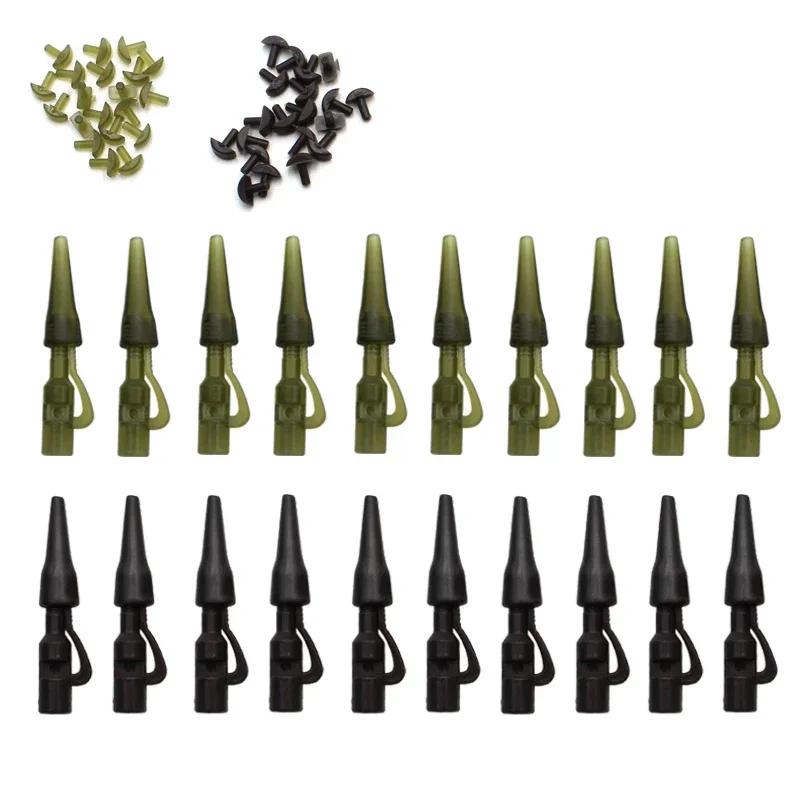 20pcs Carp Fishing Lead Clip Set Quick Change Safety Swivel Pins Tackle