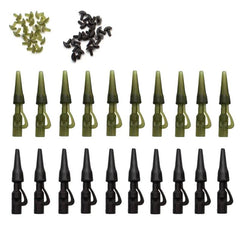 20pcs Carp Fishing Lead Clip Set Quick Change Safety Swivel Pins Tackle