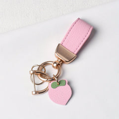 Stylish Faux Leather Keychain Car Key Chain Bag Pendant