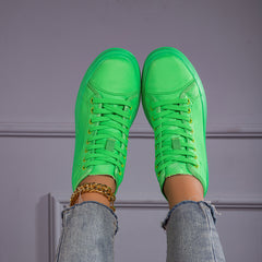 Sporty Skate Shoes Lightweight Canvas For Walking