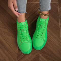 Sporty Skate Shoes Lightweight Canvas For Walking