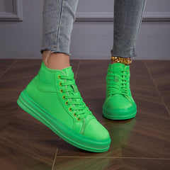 Sporty Skate Shoes Lightweight Canvas For Walking