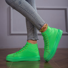 Sporty Skate Shoes Lightweight Canvas For Walking