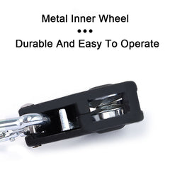 Metal Pulley Rope Light Ratchet Rope Hanger For Camping