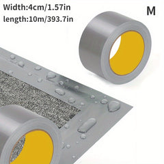 Adhesive Fabric Duct Tape Waterproof Silvery Gray Tape