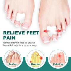 Gel Toe Separator Pinky Toe Spacers - Prevent Overlapping Toes