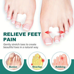 Gel Toe Separator Pinky Toe Spacers - Prevent Overlapping Toes