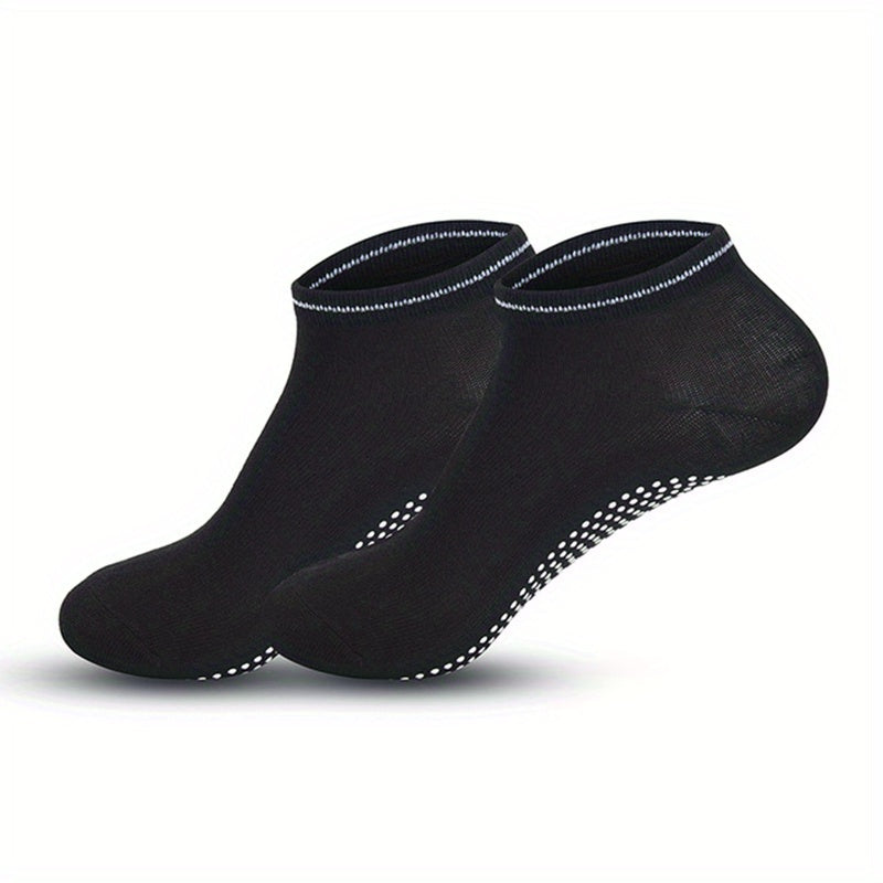 3 Pairs Women's Anti Slip Yoga Socks Ideal for Pilates Indoor & Outdoor Sports