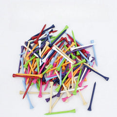 10pcs Wooden Golf Studs Tee in Random Colors