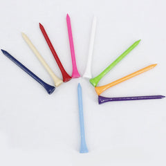 10pcs Wooden Golf Studs Tee in Random Colors