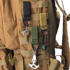 Anti-Falling Bag Clamp Webbing Keychain Buckle