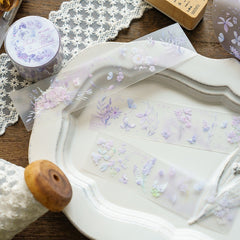 2 Rolls Matte PET Tape Fresh Flower Gukat Stickers For Journal