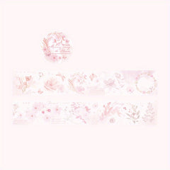 2 Rolls Matte PET Tape Fresh Flower Gukat Stickers For Journal
