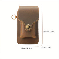 Men's Retro Waist Bag for Outdoor Activities