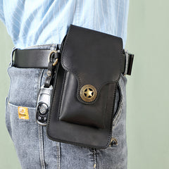 Men's Retro Waist Bag for Outdoor Activities