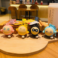 Egg Doll Car Key Chain Keyring Backpack Bag Pendant Gift