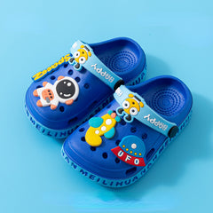 Cartoon Boys House Shoes Quick Drying Anti Slip Lightweight Clogs
