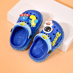 Cartoon Boys House Shoes Quick Drying Anti Slip Lightweight Clogs