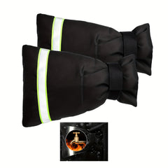 Outdoor Faucet Cover Winter Freeze Protection with Reflective Strips