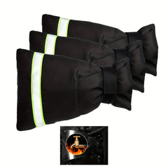 Outdoor Faucet Cover Winter Freeze Protection with Reflective Strips