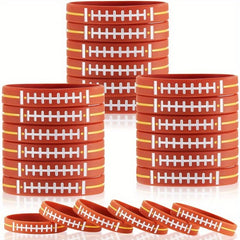 36 Pcs Football Party Favors Bracelets Birthday Wristbands Supplies