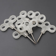 4PCS Camping Deck Nails Stainless Steel Windproof Rope Fixed Nails