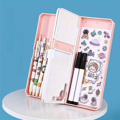 Teenagers Reading Bookshelf Pen Box Stationery Pencil Bracket