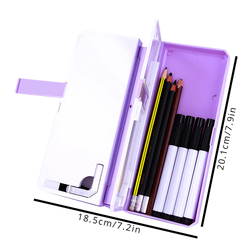 Teenagers Reading Bookshelf Pen Box Stationery Pencil Bracket