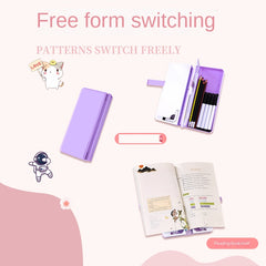 Teenagers Reading Bookshelf Pen Box Stationery Pencil Bracket