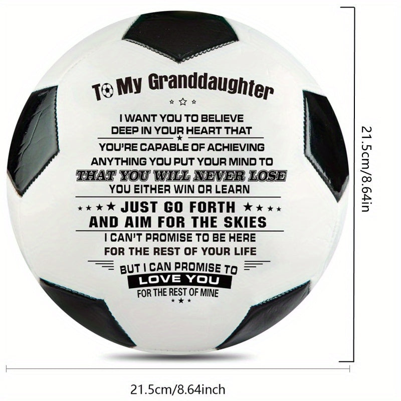 1pc Size 5 Soccer Indoor & Outdoor Games Training Football Ideal Gift
