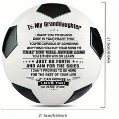 1pc Size 5 Soccer Indoor & Outdoor Games Training Football Ideal Gift