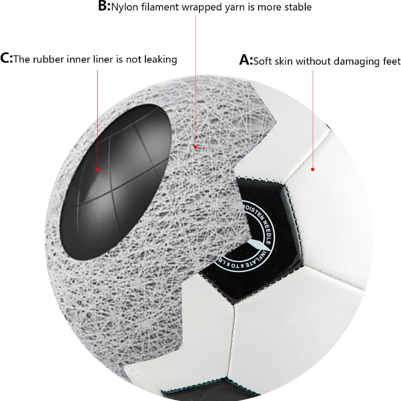 1pc Size 5 Soccer Indoor & Outdoor Games Training Football Ideal Gift