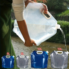 Foldable Water Bag Transparent Bulk Beer Bag Camping Mountaineering