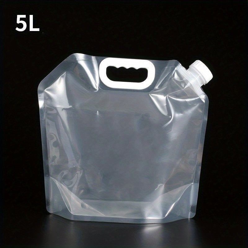 Foldable Water Bag Transparent Bulk Beer Bag Camping Mountaineering