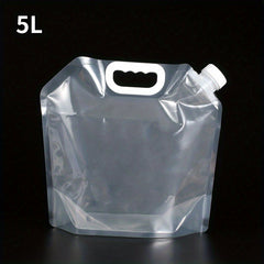 Foldable Water Bag Transparent Bulk Beer Bag Camping Mountaineering