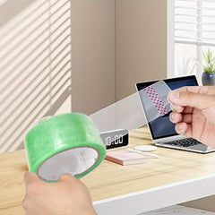 72m Transparent Green Packaging Tape Waterproof PP