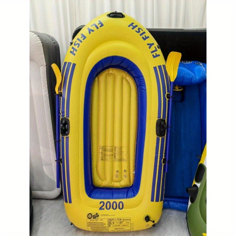 2 Person Inflatable Raft Boat Thickened PVC for Fishing