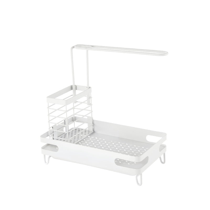 Multifunctional Kitchen Storage Rack - Dishcloths, Seasonings, Sponges Organizer