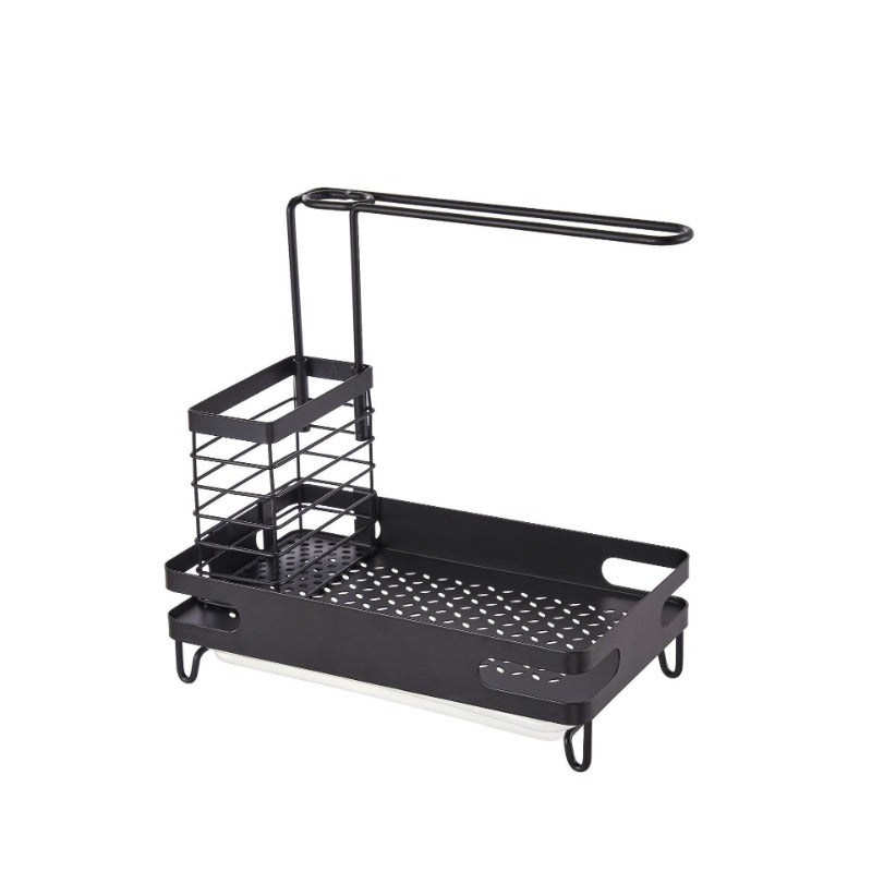 Multifunctional Kitchen Storage Rack - Dishcloths, Seasonings, Sponges Organizer