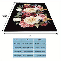 Flowers Rose Blanket Couch Quilt Cover Travel Bedding Outlet Throw Blanket